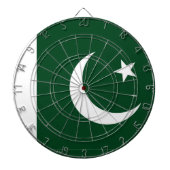 Pijlbord met vlag van Pakistan Dartbord (Voorkant)