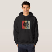 Pijldoel Dart Bord Doelwit Hoodie (Voorkant volledig)