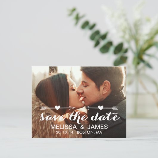  pijlen | Bewaar de datum aankondiging (Staand voorkant)