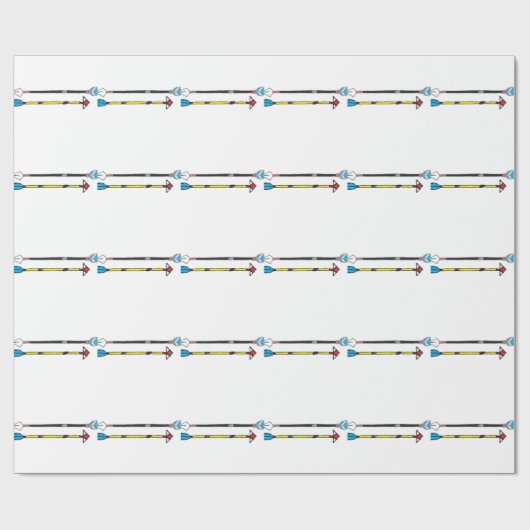 Pijlen Cadeaupapier (Vlak)