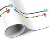 Pijlen Cadeaupapier (Rol Hoek)