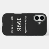 Pijlen, cirkel en uw nummer of jaar Case-Mate iPhone case (Achterkant (horizontaal))