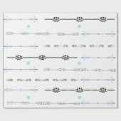 Pijlen cirkelen randen cadeaupapier (Vlak)