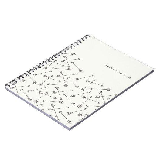 Pijlen Dagboek - Slate Notitieboek (Linkerzijde)