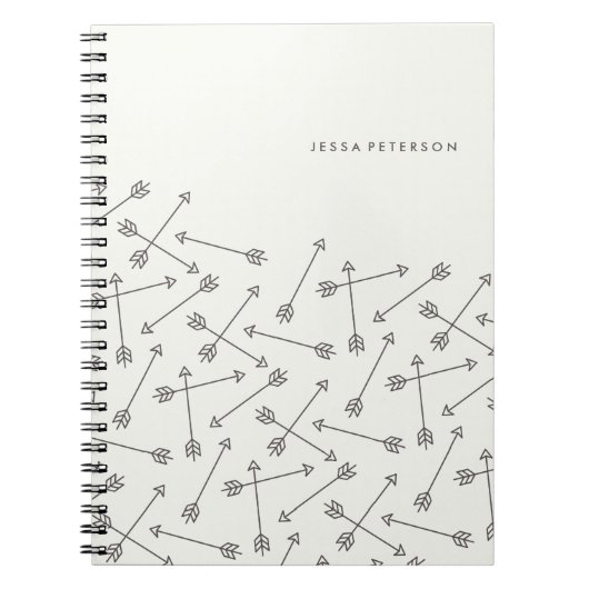 Pijlen Dagboek - Slate Notitieboek (Voorkant)