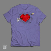 Pijlen door het hart T-shirt is liefde