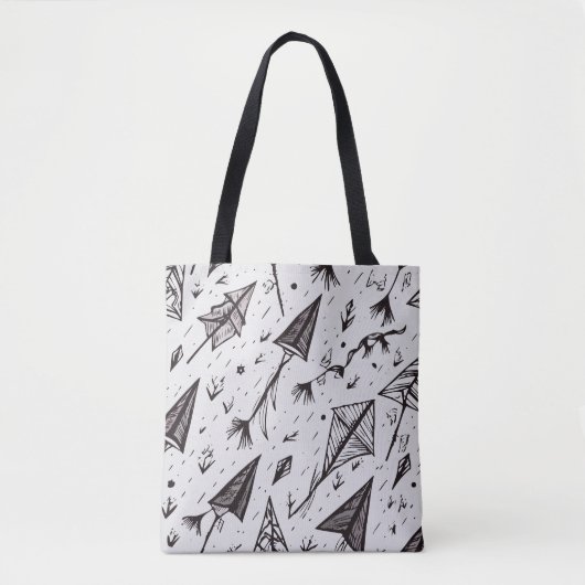 Pijlen en vliegers tote bag (Voorkant)