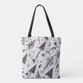 Pijlen en vliegers tote bag (Achterkant)