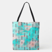 Pijlen en Waterverf Tote Bag (Achterkant)