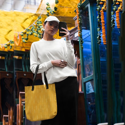 Pijlen geel tote bag