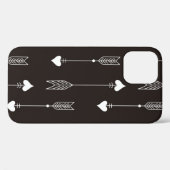Pijlen, harten, abstract patroon. Case-Mate iPhone case (Achterkant (horizontaal))