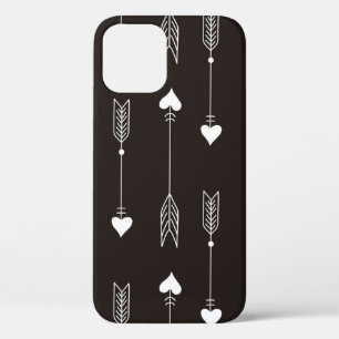 Pijlen, harten, abstract patroon. Case-Mate iPhone case