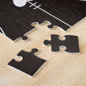 Pijlen, harten, abstract patroon. legpuzzel (Zijkant)