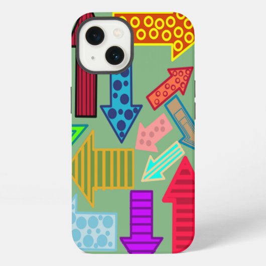 Pijlen iPhone Hoesje (Achterkant)