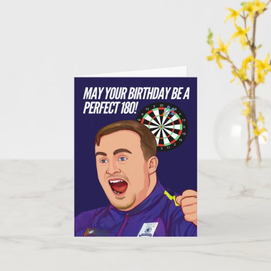 Pijlen - Luke The Nuke -Verjaardagskaart Kaart (Gele Bloem)