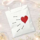 Pijlen naar het hart bedankzakje (Geknipt)