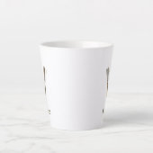 Pijlen Ontwerp Gepersonaliseerd Latte Mok (Voorkant)
