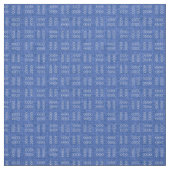 Pijlen op blauwe linnen stof (Swatch)