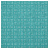 Pijlen op Teal Linnen Stof (Swatch)
