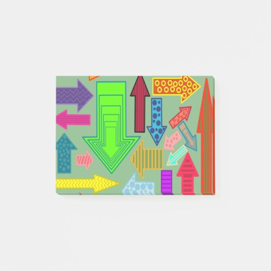 Pijlen Post-it® Notes (Voorkant)