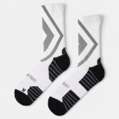 Pijlen rechts met tekst toevoegen Bedrukt Super St Sokken (Links)