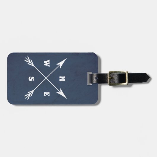 Pijlen samenvoegen bagagelabel (Voorkant horizontaal)