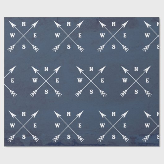 Pijlen samenvoegen cadeaupapier (Vlak)