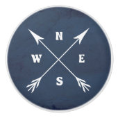 Pijlen samenvoegen keramische knop (Voorkant)