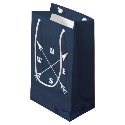 Pijlen samenvoegen klein cadeauzakje (Voorkant Gekanteld)