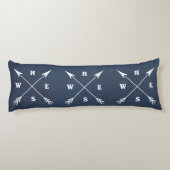 Pijlen samenvoegen lichaamskussen (Achterkant)