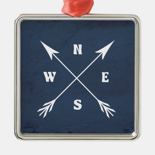 Pijlen samenvoegen metalen ornament (Voorkant)