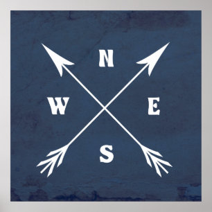 Pijlen samenvoegen poster