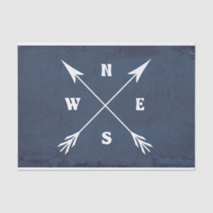 Pijlen samenvoegen tissuepapier