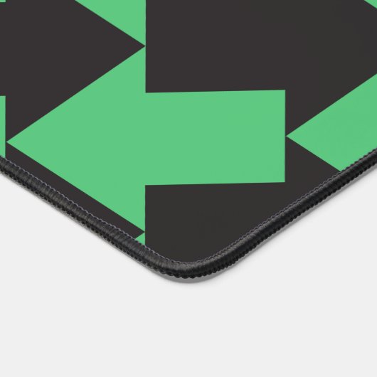 Pijlen Smaragdgroene kleur Bureaumat (Hoek)