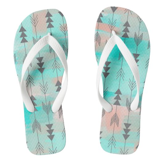 Pijlen Teenslippers (Voetbed)