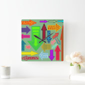 Pijlen Vierkante Klok (Huis)