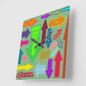 Pijlen Vierkante Klok (Hoek)