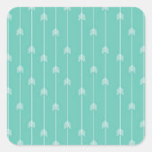 Pijlen Vierkante Sticker (Voorkant)