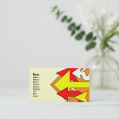 Pijlen Visitekaartje (Staand voorkant)