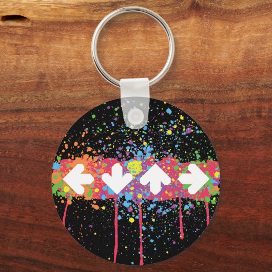 Pijlen voor regenboogschotter sleutelhanger (Voorkant)