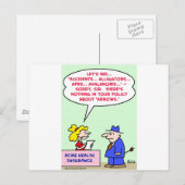 pijlen voor verzekeringspolissen briefkaart (Voorkant / Achterkant)