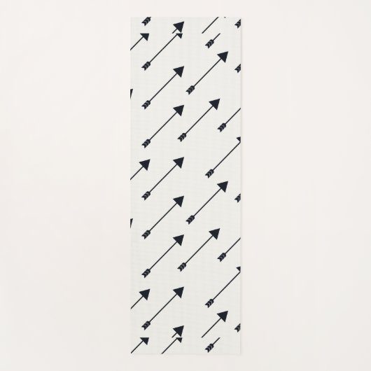 pijlen yogamat (Voorkant)