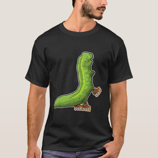 Pijler als gealigneerde skater met gealigneerde sc t-shirt (Voorkant)