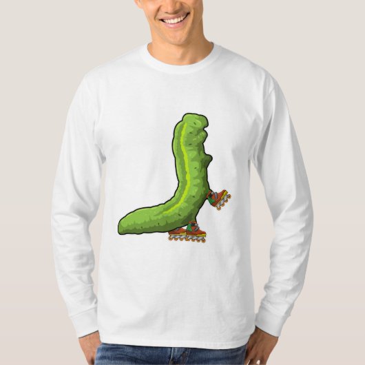 Pijler als gealigneerde skater met gealigneerde sc t-shirt (Voorkant)