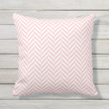 Pijler buitenshuis | Pastel Pink Herringbone Patte