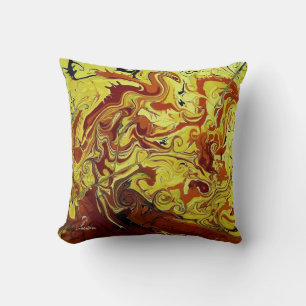 Pijler "Dragon Fire" (Cotton Throw) Kussen