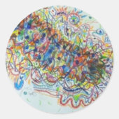 pijler ronde sticker (Voorkant)