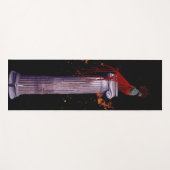 Pijler van de Phoenix | Gothic Yoga Mat (Voorkant (horizontaal))