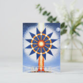 Pijler van het Briefkaart van de brand van Lynda V (Staand voorkant)