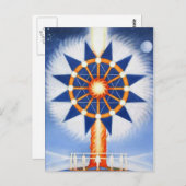 Pijler van het Briefkaart van de brand van Lynda V (Voorkant / Achterkant)